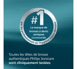 Brossette dentaire Philips Sonicare HX9045/87 Lot de 5 Têtes de brosse à dents standard