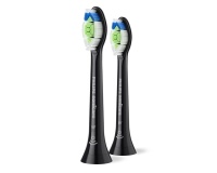 Brossette dentaire Philips Sonicare HX6062/88 Optimal White Lot de 2 Noir