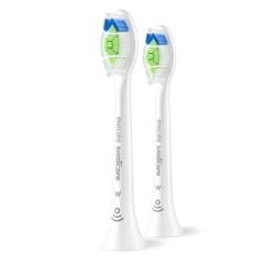 Brossette dentaire Philips Sonicare HX6062/87 Optimal White Lot de 2 Blanc