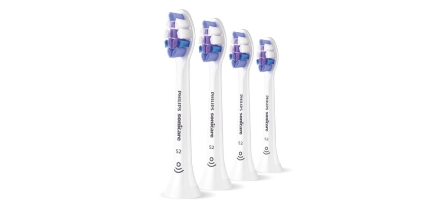 Brossette dentaire Philips Sonicare HX6054/87 Lot de 4 Blanc
