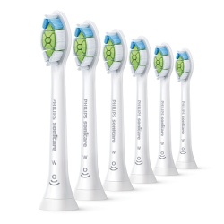 Brossette dentaire Philips Sonicare HX6066/87 Optimal White Lot de 6 Têtes de brosse à dents