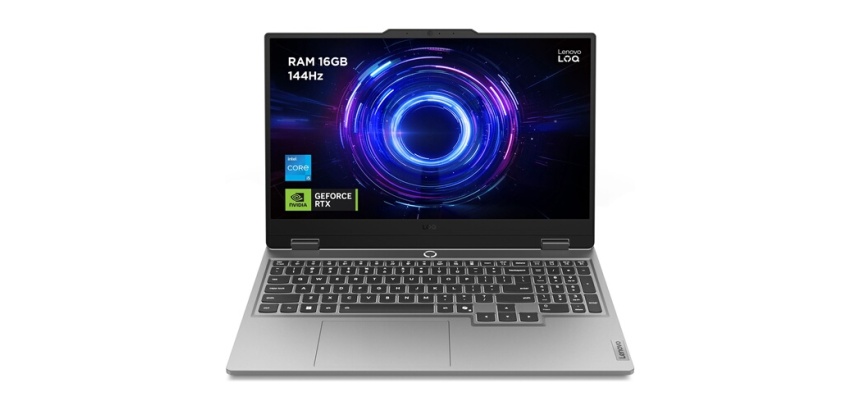 PC portable Lenovo Gaming LOQ 15IRX10 15,6" FHD 144 Hz Intel Core i7 24 Go RAM 512 Go SSD Nvidia GeForce RTX 5050 Gris luna