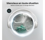 Lave-linge séchant Hisense WD3S9043BW3