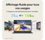 PC portable Lg Gram Pro 17Z90TR-E.AD8BF 17" WQXGA Intel Core Ultra 7 32 Go RAM 2 To SSD Noir Obsidien