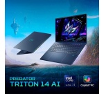 PC portable Acer Gaming Predator Triton 14 AI PT14-52T-98ZQ 14,5" Ecran tactile 120Hz Intel Core Ultra 9 32 Go RAM 1 To SSD Nvidia GeForce RTX 5070 Noir