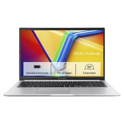 PC portable Asus Vivobook 15 M1502YA-BQ653W 15,6" FHD 60Hz AMD Ryzen 7 16 Go RAM 1 To SSD Gris