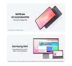 Tablette tactile Samsung PACK Galaxy Tab S11 12Go_128Go Wifi GRAY + le Book Cover KeyBoard Slim SPen inclus