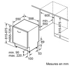 Lave-vaisselle encastrable Bosch SMV2HTX08E 60 cm