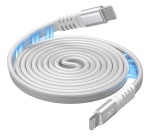 Câble téléphone portable Force Power CBL Magnet. Renforcé C/MFI 1.2m 3APD60W Recycle Wh