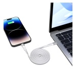 Câble téléphone portable Force Power CBL Magnet. Renforcé C/C 1.2m 3APD60W Recycle Wh