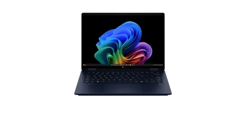 PC Hybride / PC 2 en 1 Hp OmniBook X Flip Next Gen AI 14-fm0007nf 14" Ecran tactile OLED Copilot+PC Intel Core Ultra 7 32 Go RAM 1 To SSD Bleu atmosphérique