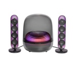 Enceinte bibliothèque Harman-kardon Soundsticks 5 Noir, Bluetooth a 2.1 canaux avec HDMI et éclairage entraînant
