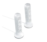 Enceinte bibliothèque Harman-kardon Soundsticks 5 Blanc, Bluetooth a 2.1 canaux avec HDMI et éclairage entraînant