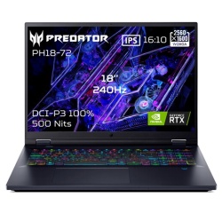 PC portable Acer gaming Predator Helios Neo 18 AI PHN18-72-99MT 18" LCD 240 Hz Intel Core Ultra 9 32 Go RAM 1 To SSD Nvidia GeForce RTX 5070 Noir