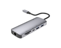 Autres accessoires informatiques Accsup HUB USB-C 9 en 1