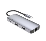 Autres accessoires informatiques Accsup HUB USB-C 9 en 1