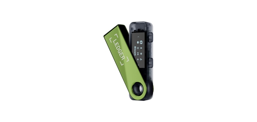 Cryptowallet Ledger Nano S Plus Vert patine