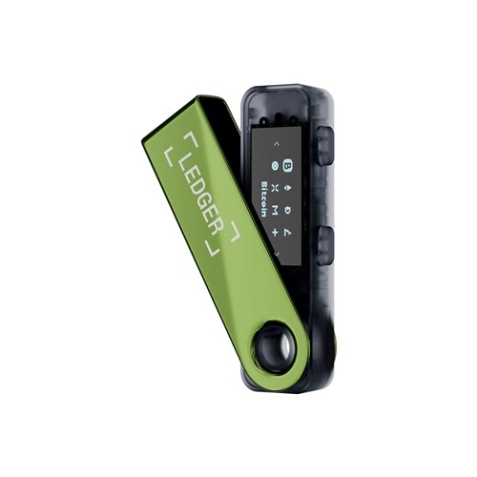 Cryptowallet Ledger Nano S Plus Vert patine