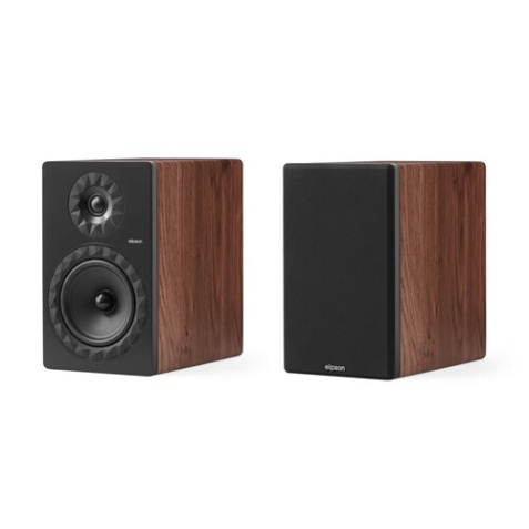 Enceinte bibliothèque Elipson Prestige Facet II 8B Noyer Noir Mat vendues par paire