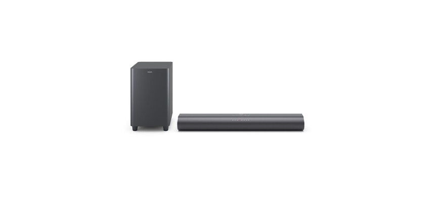 Barre de son Philips TAB6100 Dolby Atmos 2.1 Noir avec caisson de basse sans fil