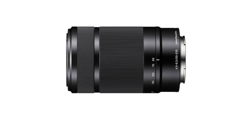 Objectif zoom Sony E 55-210 mm F/4,5-6,3 OSS noir