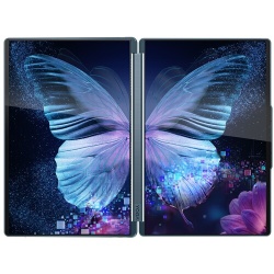 PC portable Lenovo Yoga Book 9 14IAH10 2x14" Ecran tactile OLED Intel Core Ultra 7 32 Go RAM 1 To SSD Bleu