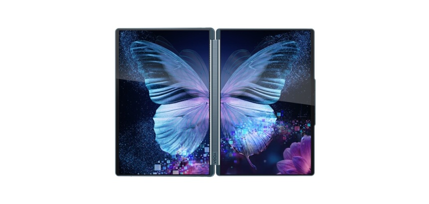 PC portable Lenovo Yoga Book 9 14IAH10 2x14" Ecran tactile OLED Intel Core Ultra 7 32 Go RAM 1 To SSD Bleu