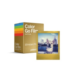 Papier photo instantané Polaroid Film couleur pour Go - Cadre doré