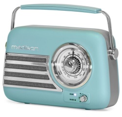 Radio Madison portable Freesound VR40 Vintage Bleu Mat