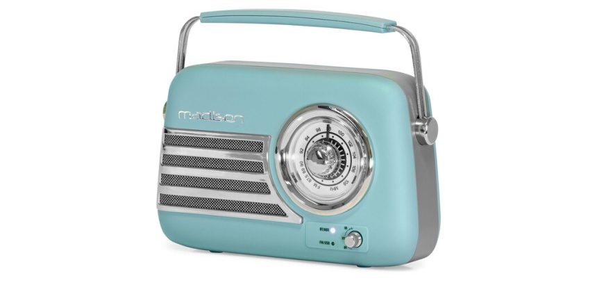 Radio Madison portable Freesound VR40 Vintage Bleu Mat