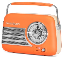 Radio Madison portable Freesound VR40 Vintage Orange Mat