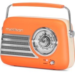 Radio Madison portable Freesound VR40 Vintage Orange Mat