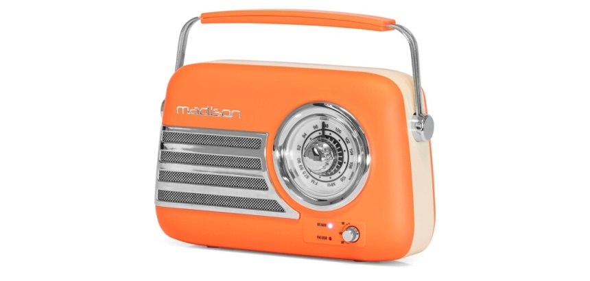 Radio Madison portable Freesound VR40 Vintage Orange Mat