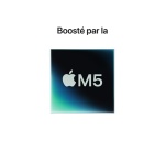 MacBook Apple Pro 14'' 1 To SSD 16 Go RAM Puce M5 CPU 10 Cœurs GPU 10 Cœurs Noir Sidéral
