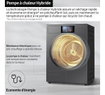 Sèche-linge pompe à chaleur Samsung DV90F09F4S BESPOKE AI