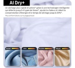 Sèche-linge pompe à chaleur Samsung DV90F09F4S BESPOKE AI