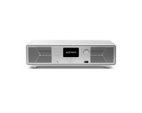 Chaine HiFi Sonoro Système tout-en-un AVATON, Blanc (mat) - argent