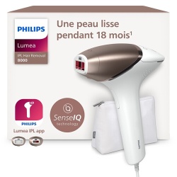 Epilation semi-définitive Philips BRI945 Lumea série 8000 IPL BLANC