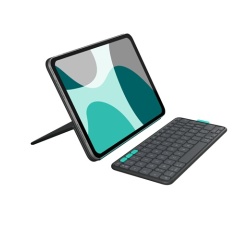 Accessoires Tablette Logitech Flip Folio, étui clavier pour iPad Pro 11 pouces (M4) et iPad Air 11 pouces (M2 et M3) (5e génération - 2024) - Graphite