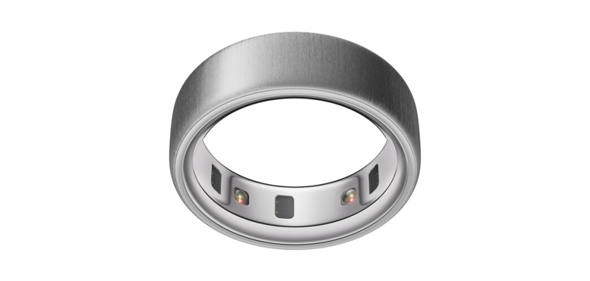 Bague connectée Oura Ring 4 - Brushed Silver - Size 5