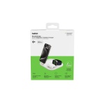 Chargeur pour téléphone mobile Belkin Socle de recharge 3-en-1 aimanté (Qi2) et pliable, 15W, blanc