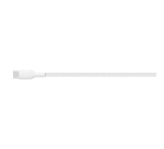 Chargeur et câble d'alimentation PC Belkin à gaine tressée USB-C vers USB-C 240W, longueur 1m, blanc