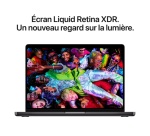 MacBook Apple Pro 14" 512 Go SSD 24 Go RAM Puce M5 CPU 10 cœurs GPU 10 cœurs Noir sidéral