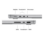 MacBook Apple Pro 14" 2 To SSD 24 Go RAM Puce M5 CPU 10 cœurs GPU 10 cœurs Argent