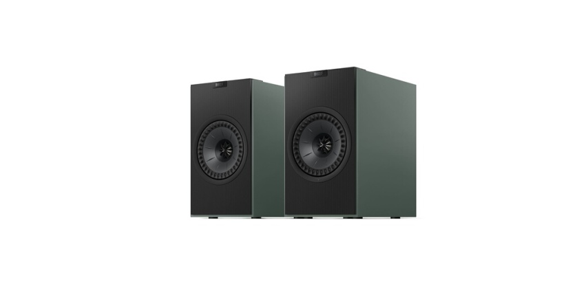 Enceinte connectée Hifi Kef Coda W Moss Green vendues par paire