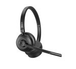 Casque PC Urban Factory Micro-casque supra auriculaire sans fil Bluetooth Movee avec réduction de bruit Noir