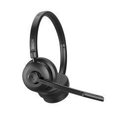 Casque PC Urban Factory Micro-casque supra auriculaire sans fil Bluetooth Movee avec réduction de bruit Noir