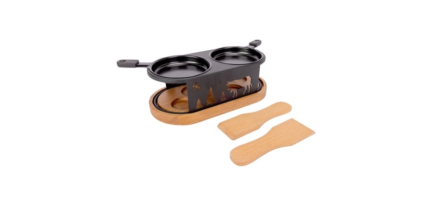 Raclette Cosy & Trendy? Appareil à raclette Bougie 2 personnes - Collection Aspen