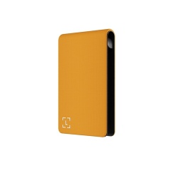 Cryptowallet Ledger Magnetic Folio pour Nano Gen5 - Orange BTC