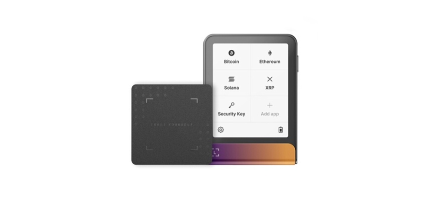 Cryptowallet Ledger Flex Fuchsia cendré, avec Recovery Key incluse